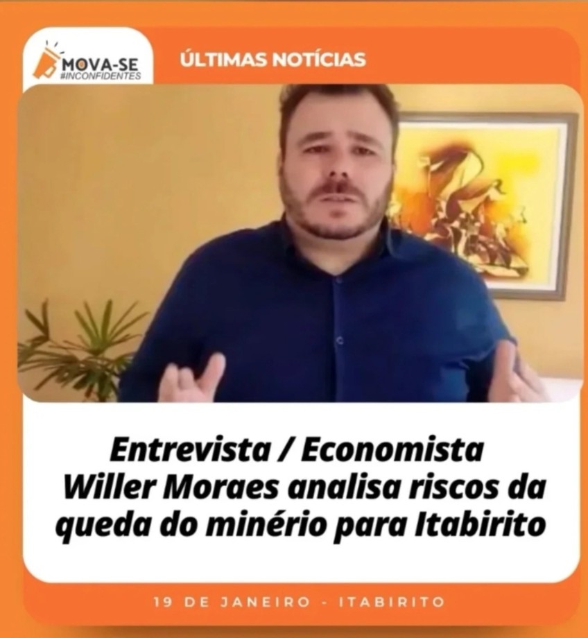 Entrevista de Willer Moraes ao portal Mova-se Inconfidentes sobre a queda do minério